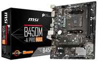 Материнская плата AMD B450 SAM4 MATX B450M-A PRO MAX MSI