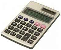 Калькулятор карманный Attache ATC-333-12P 12-ти разрядный серебристый