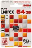 Карта памяти Mirex microSD, 64 Гб, SDXC, UHS-I, класс 10
