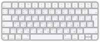 Беспроводная клавиатура Apple Magic Keyboard 2021 с Touch ID серебристый / белый, русская, 1 шт