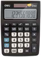 Калькулятор настольный Deli E1238black черный