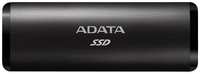 Твердотельный накопитель/ ADATA External SSD SE760, 2048GB, Type-C, USB 3.2 Gen2, R/W 1000/800 MB/s, 122x44x14mm, (3 года) ASE760-2TU32G2-CBK