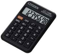 Калькулятор CITIZEN LC-110NR 8-ми разр, SQRT, батарейка, черный корпус; 031868