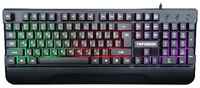 Клавиатура игровая Гарнизон GK-350L подсветка, подставка для запястья, 12 доп функций
