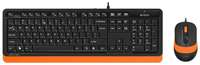 A4Tech Комплект клавиатура+мышь FStyler F1010 Black / Orange