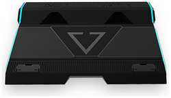 Большая мощная подставка MyPads для игрового ноутбука с охлаждением бесшумная с вентиляторами с блоком питания