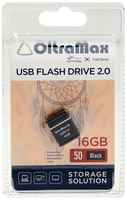 Dreammart Флешка OltraMax 50, 16 Гб, USB2.0, чт до 15 Мб/с, зап до 8 Мб/с, чёрная