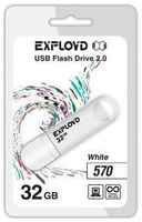 Флешка Exployd 32GB-570 белый 32 Гб Glacier White