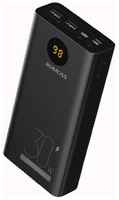 Внешний аккумулятор Romoss PEA30-192 /  30000 mAh /  30 Вт быстрая зарядка /  LED /  цвет черный