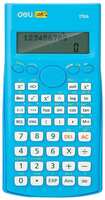 Калькулятор научный Deli ЕГЭ, 12 разрядов, LCD-дисплей, питание от батареек, синий (E1710ABlue)
