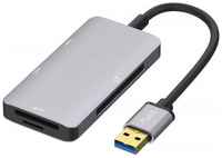 Разветвитель адаптер переходник USB 3.0 HUB Хаб картридер Onten OTN-8107 2 порта USB 3.0/SD/TF/CF