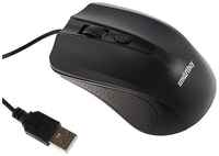 Мышь Smartbuy ONE 352, проводная, оптическая, 1600 dpi, USB, чёрная (комплект из 5 шт)