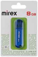 Флешка Mirex CANDY , 8 Гб , USB2.0, чт до 25 Мб/с, зап до 15 Мб/с, синяя