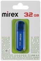 Флешка Mirex CANDY , 32 Гб , USB2.0, чт до 25 Мб/с, зап до 15 Мб/с, синяя