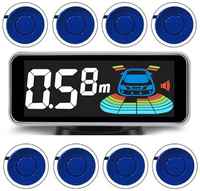 NicePrice Парктроник с цветным дисплеем Y-79360 8 датчиков синий цвет