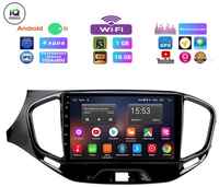 Podofo Автомагнитола для Lada Vesta (2015-2022), Android 11, 1 / 16 Gb, Wi-Fi, Bluetooth, Hands Free, разделение экрана, поддержка кнопок на руле