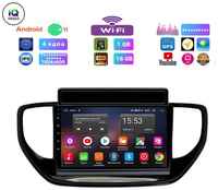 Podofo Автомагнитола для Hyundai Solaris (2020-2022), Android 10, 1 / 16 Gb, Wi-Fi, Bluetooth, Hands Free, разделение экрана, поддержка кнопок на руле