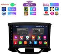 Podofo Автомагнитола для Lada XRAY (2015-2022), Android 11, 1 / 16 Gb, Wi-Fi, Bluetooth, Hands Free, разделение экрана, поддержка кнопок на руле