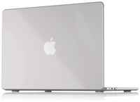 Чехол-накладка vlp Plastic Case MacBook M2 Air13 2022 прозрачный с блестками
