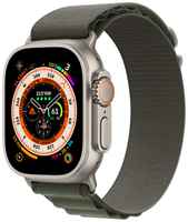 Умные часы Apple Watch Ultra 49 мм Titanium Case GPS + Cellular, титановый / черно-серый Trail Loop