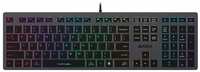 Клавиатура A4Tech Fstyler FX60H серый USB slim LED (FX60H GREY / NEON)