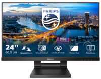 Philips Монитор LCD 23.8'' 169 1920х1080FHD IPS, nonGLARE, TOUCH, 250cdm2, H178V178, 10001, 50M1, 16,7 милли