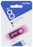 USB Flash Drive 8Gb - SmartBuy UFD 2.0 Twist Pink SB008GB2TWP