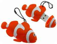 Mister Gift USB Флешка сувенирная подарочная Рыбка Немо рыба клоун 64 ГБ красная