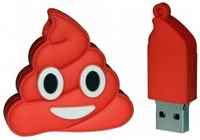 Mister Gift USB Флешка прикол poop красная 32 ГБ