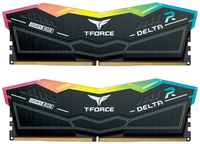 Модуль памяти Team Group 32GB DDR5 7200 DIMM T-FORCE DELTA RGB Black Gaming Memory ( FF3D532G7200HC34ADC01)