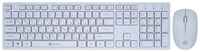 Набор клавиатура+мышь Oklick 240M, беспроводной, USB, белый
