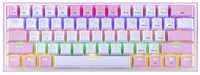 Клавиатура Redragon Fizz K617, USB, белый / розовый