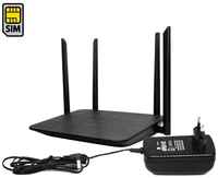 HDcom Wi-Fi роутеры 3G / 4G с СИМ картой HDком С80-4G (Черный) (F1506EU) и 4G-lte модемом - Wi-Fi 3G / 4G / LTE маршрутизатор. Модемы 4g для интернета