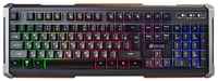 OKLICK Клавиатура проводная с подсветкой RGB, клавиатура для геймеров, для компьюетра, оклик