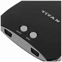 New Game Ретро-консоль Magistr Titan 3 + 500 игр / bit / 16bit, подключение - AV, чтение карт памяти, черный