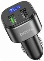Автомобильный Bluetooth FM модулятор Hoco E67 чёрный 2*USB, 3.4A, черный