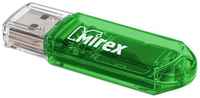 Флешка Mirex ELF GREEN, 32 Гб, USB2.0, чт до 25 Мб / с, зап до 15 Мб / с, зеленая