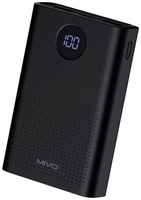 Внешний аккумулятор для телефона Mivo, Power Bank на 10000 mAh c дисплеем, Зарядное устройство для смартфона, планшета, портативная зарядка, повербанк