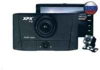 XPX Видеорегистратор с 3 камерами: дорога, салон, задний вид / автомобильный видеорегистратор P8