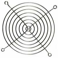 Решётка для вентилятора хромированная 120мм х 120мм (8 колец, 4 отв, метал, хром) ″VNT-9830″