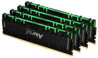 Оперативная память 32Gb DDR4 3200MHz Kingston Fury Renegade RGB (4x8Gb KIT) (KF432C16RBAK4/32)