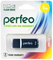 Perfeo Носитель информации USB Drive 4GB C02 Black PF-C02B004