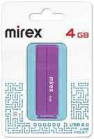 Флешка Mirex Line Violet 4 Гб usb 2.0 Flash Drive - фиолетовый