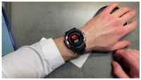 Healthband Профессиональные часы здоровья с измерением кислорода, давления, снятием ЭКГ и круглосуточным мониторингом пульса Dr.Hofner DH50, глянцево-коричневый