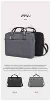 Сумка для ноутбука WiWU Minimalist Laptop Bag Pro 14″ Серый
