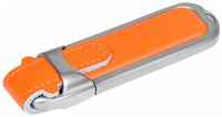 Yoogift Флешка 3.0 с массивным классическим корпусом, 128 Гб, оранжевый / серебристый