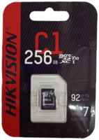 Карта памяти Hikvision microSDXC 128 ГБ Class 10, V30, UHS-I U1, R/W 92/10 МБ/с, 1 шт., черный