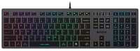 Клавиатура A4Tech Fstyler FX60H серый USB slim Multimedia LED (FX60H GREY / NEON)