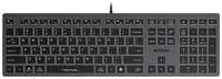 Клавиатура A4Tech Fstyler FX60H, русские и английские буквы, серый (fx60h grey / white)