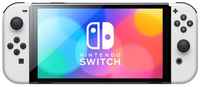 Игровая приставка Nintendo Switch OLED 64 ГБ, без игр, белый, 2-й геймпад